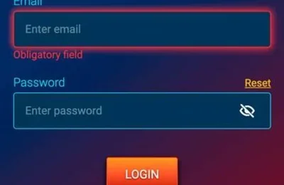 Forgot password SMS reset and recovery screen